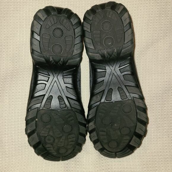 Gray/black knit pull on sneakers - Picture 2 of 10